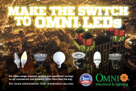 LED lighting by Omni Electrical and Lighting