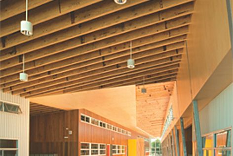 Hyspan rafters were installed at Williamstown High School in Victoria.