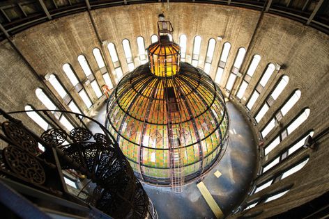 Inside the Queen Victoria Building Dome. Photograph: Cameron Bloom for Queen Victoria Building. Courtesy Sydney Living Museums