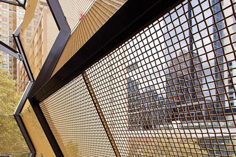  Locker Group’s Architectural Aluminium Woven Wire is an ideal balance between form and function.