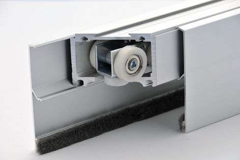 Locks complement Hillaldam sliding door systems, distributed by Gainsborough Hardware Industries.