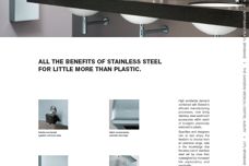 Stainless steel washroom accessories