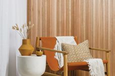 Timber linings to add texture and warmth