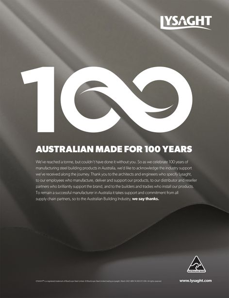 Lysaght – Australian made for 100 years