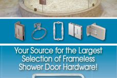 CRL frameless shower door hardware