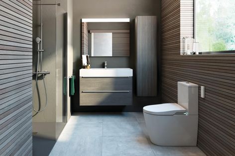 Roca’s In-Wash Inspira combines technology with avant-garde design.