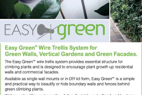 Easy Green trellis system from Ronstan