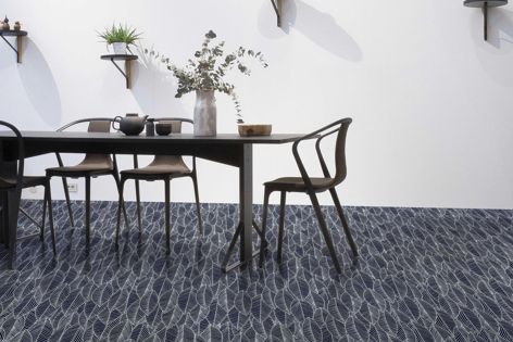 Godfrey Hirst Commercial supplies Terra collection carpets, shown here in Plume, by collaborators Feltex and Lorena Gaxiola.