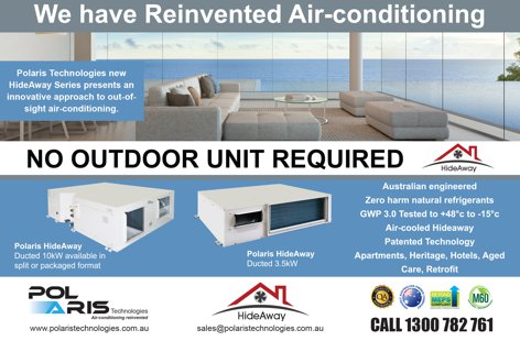 Hideaway air conditioning from Polaris