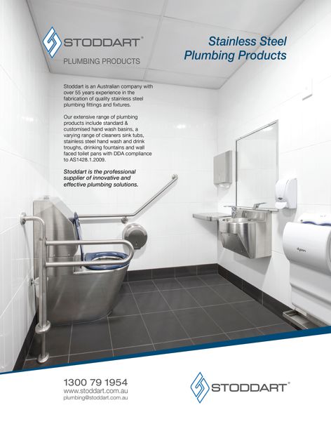 Plumbing products by Stoddart