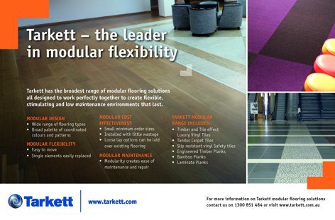 Modular flooring solutions by Tarkett