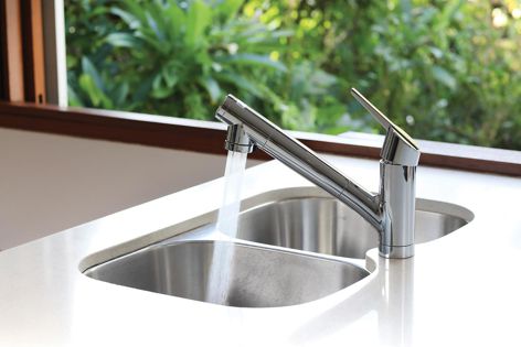 Built-in filtration taps by Taqua