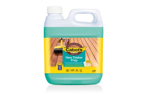 Cabot’s New Timber Prep imitates the effects of natural weathering, by drawing out tannins and oils in 15 minutes.