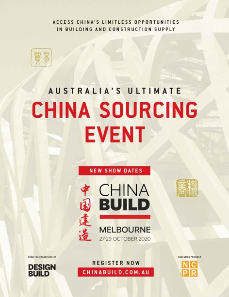 China Build 2020 in Melbourne