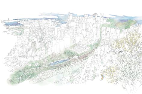 Native Networks by Layla Stanley was a joint winner of the 2022 AA Prize for Unbuilt Work, proposing a link between green spaces.