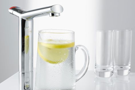 A seven-day timer enables the Rheem On-Tap to deliver instant boiling, chilled and filtered water.