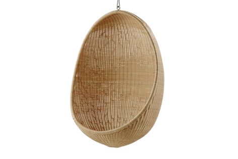 Part of Sika Design’s Icon collection, the Hanging Egg Chair is a woven haven floating above the ground, available in indoor and weatherproof outdoor versions.