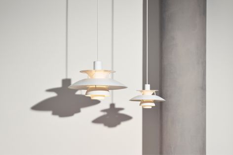 The PH5 Pendant (1958) by Poul Henningsen features in the Cult Design Icons exhibition.