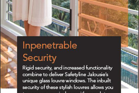 Secure windows by Safetyline Jalousie