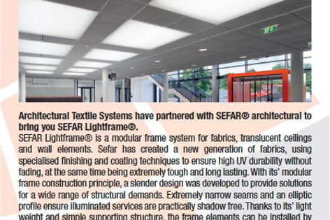 Sefar architectural lightframes