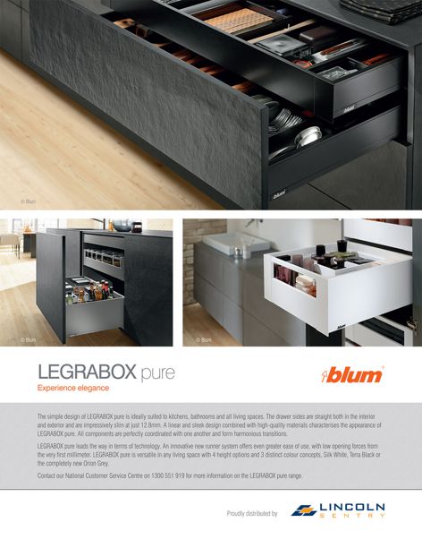 Blum LEGRABOX pure from Lincoln Sentry