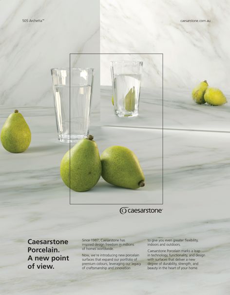 A new point of view – Caesarstone Porcelain