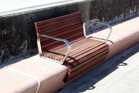 Stoddart Town & Park recently supplied and installed custom seating at Tamarama Beach.