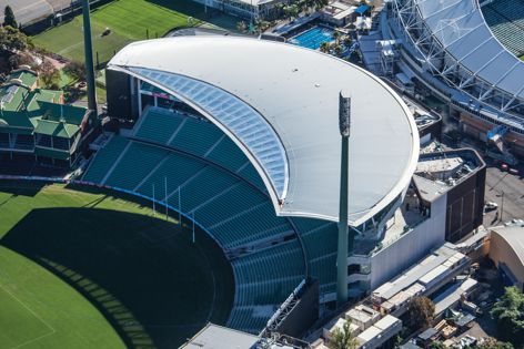 Fielders supplied more than 5,000 m2 of tapered material to meet the design requirements at the Sydney Cricket Ground.