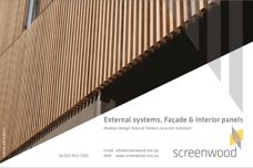 External and facade panels by Screenwood