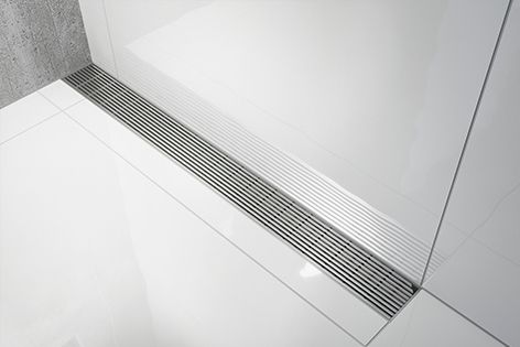 Corner lift holes make Veitch Stainless Steel wedge wire grates easy to remove and clean.