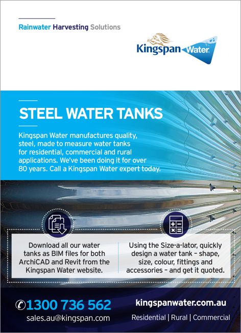 Steel water tanks by Kingspan Water