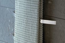 Vega stainless steel heated towel rail