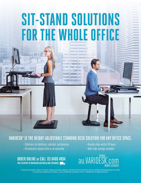 Sit-stand workspace solutions by Varidesk