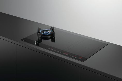 This cooktop has one burner and four zones, including SmartZone.